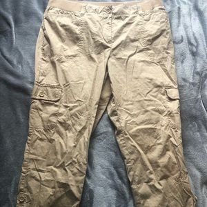beige cargo pants